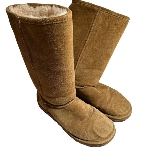 Bearpaw Elle Suede leather sheepskin Boots Women’s size 9/EU 40 - Picture 1 of 9